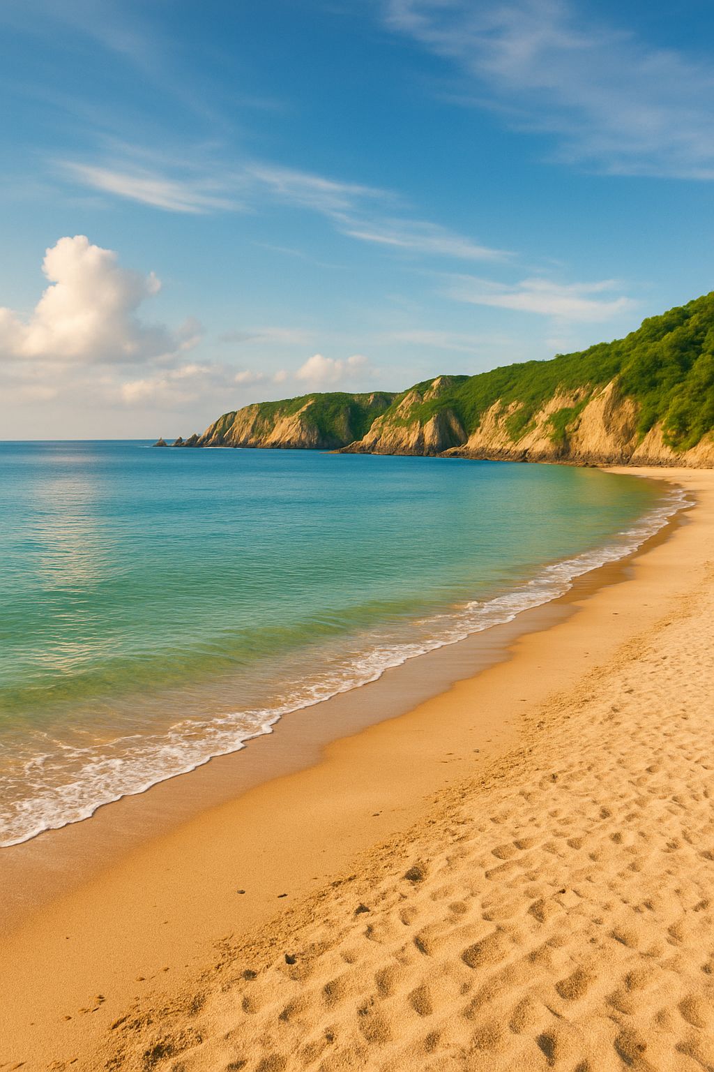 Plage et falaises autour de Beuzec