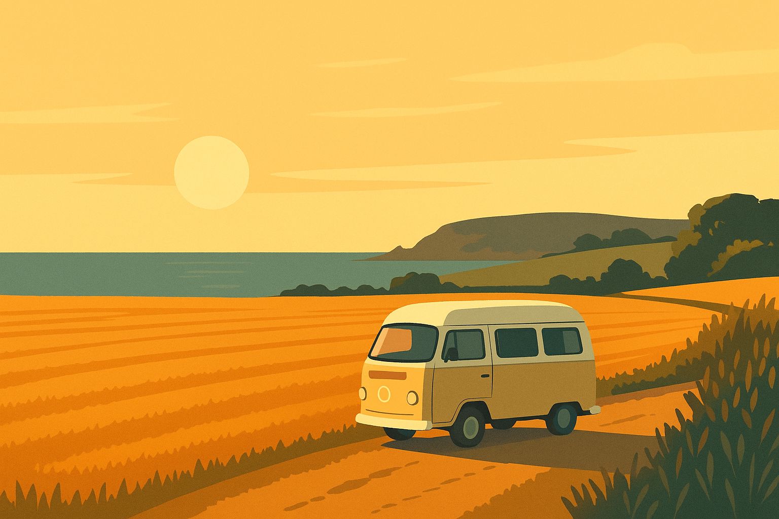 Van en bivouac responsable au Cap Sizun