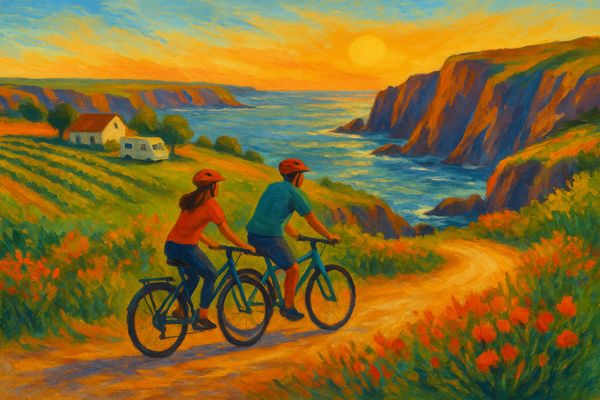 Balade à vélo sur les falaises du Cap Sizun